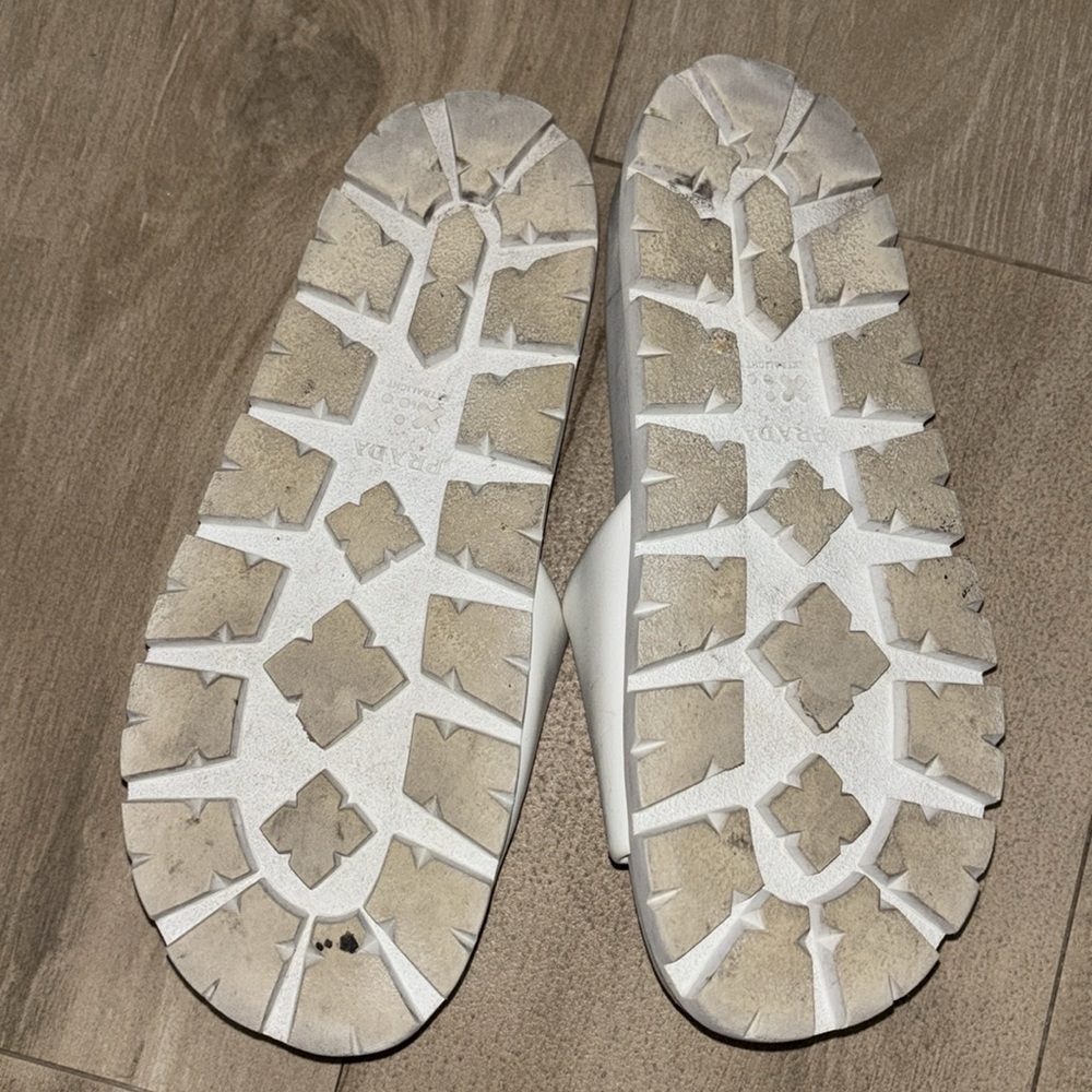 Prada Leather leather slide Size 38.5 - Picture 7 of 8